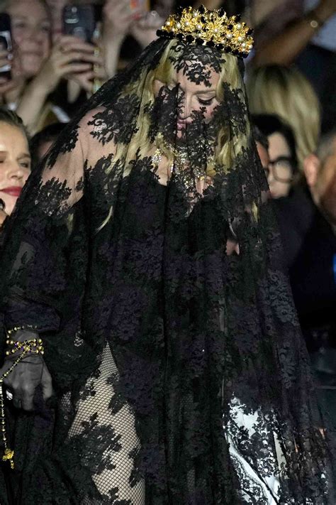 dolce and gabbana fendi and madonna|madonna at fashion show.